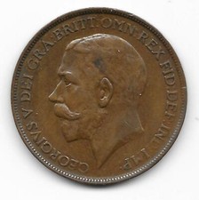 ROYAUME UNI 1 ONE PENNY 1911 GEORGIUS V ANGLETERRETTB  voir scan