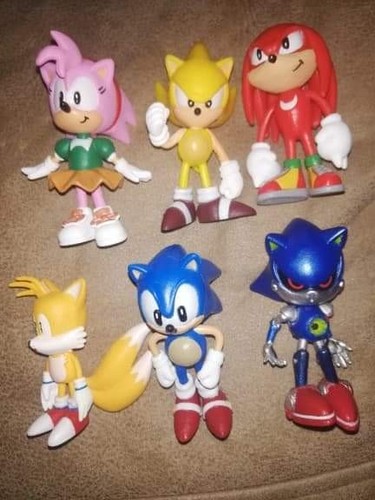 Figurines sonic hérissons - figurines,