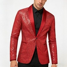 Veste Blazer Pailletée Homme