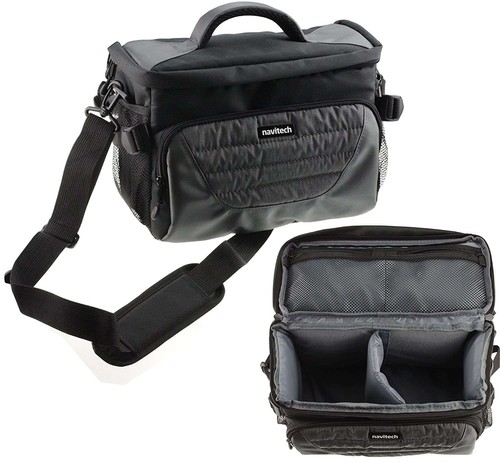 Navitech grey bag for olympus - navitech,