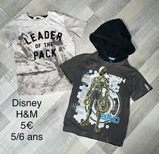Disney H&M 5 / 6 ans : Lot 2 t