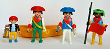 Playmobil Pirates vintage / Geobra 1974 / capitaine crochet / barque / garçon