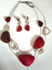 Parure collier boucles - parure,