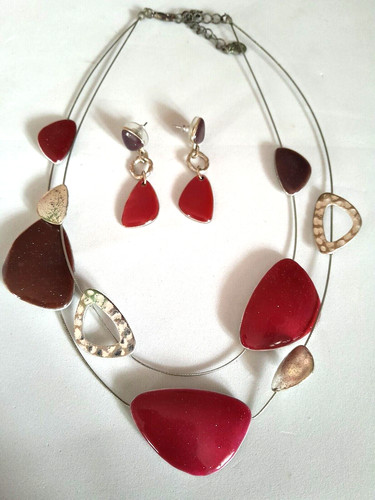 Parure collier boucles - parure,