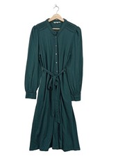 BODEN Robe à manches longues Dames Robe T EU 44 vert style décontracté