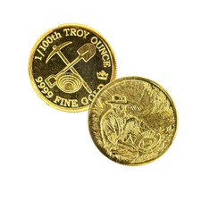 1/100 oz .9999 Fine Gold Round