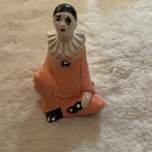 Figurine pierrot ceramique - figurine,