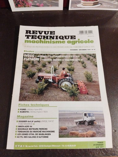 Revue technique machinisme - technique,