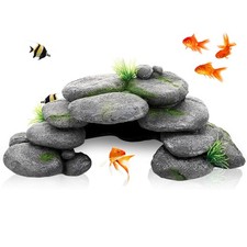 Grotte, pierres, tortues, accessoires en résine, décoration pour terrarium, r...