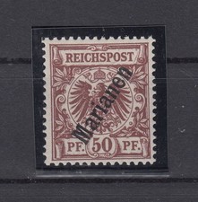 JY26384/ GERMAN MARIANIA ISL – MICHEL # 6 II MINT MNH – RARE – VERY HIGH CV