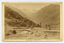 Cabinet Card - LUCHON (La Vallée du Lys) Antique Found Photo 1880s Pyrénées