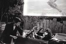 Tournage Nastassja Kinski Beineix La lune dans le caniveau Original Vintage 1983