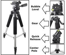 Pro 57" Tripod W/Case For Fujifilm Finepix X-S1 X100 SL300 SL305 XP50 XP60 XP170