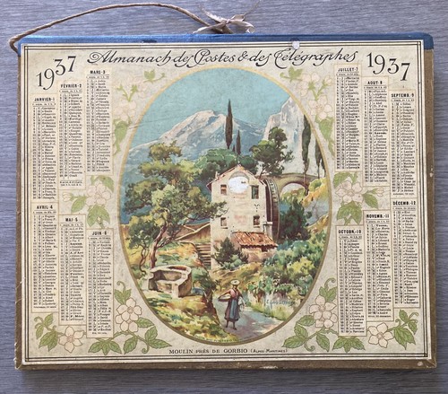 Calendrier almanach des postes - calendrier,