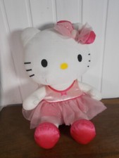 PELUCHE HELLO KITTY 2010 SANRIO JEMINI danseuse tutu rose 40 cm
