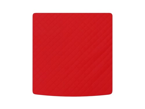 Matelassé cuir éco rouge - cuir,