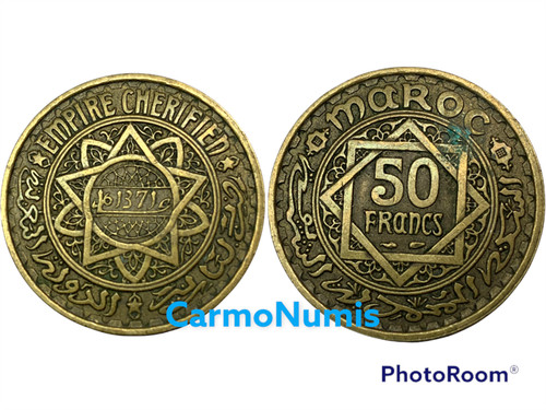 France maroc francs 1952 - france,, maroc,