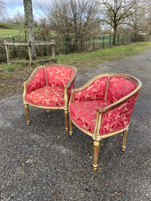2 fauteuils en bois massif