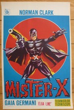 MISTER X Gaia Germani Piero Vivarelli 1967 Affiche Belge Originale 36x54 Poster