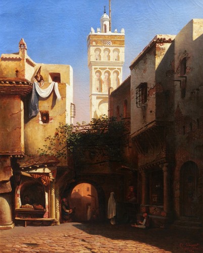 Tableau orientaliste alger - orientaliste,