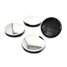 4x Enjoliveur Chrome 56mm ABS Cache-Moyeux Engeliveur Couvercles Accessoire