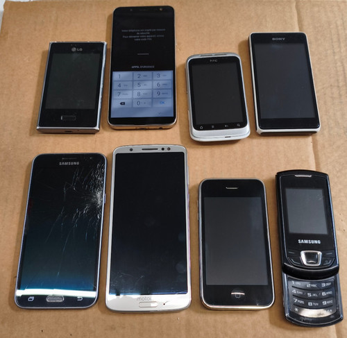 Lot telephones - de, 8