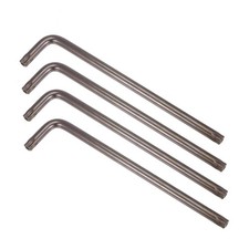 T55 Anti Inviolable Inviolable Torx Clé Embout L 9,45 pouces Long Bras 4 Pcs