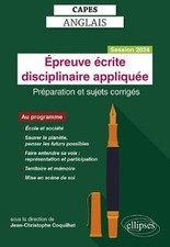 Epreuve écrite disciplinaire appliquée, Capes anglais... | Livre | état très bon