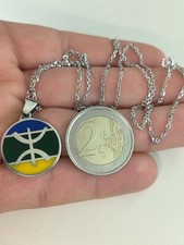Bijoux kabyles : Pendentif Amazigh avec sa chaîne en argent 925
