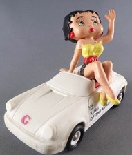 Betty Boop - Figurine Pvc Bully Mafi - Betty Boop Hot Pants sur Posrsche 911 Cab
