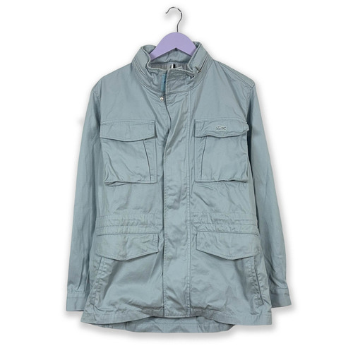 Veste lacoste bleue coton - veste,