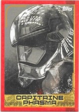 Carte Star Wars Topps - 2017 - Les derniers Jedi - N°134 - Capitaine Phasma
