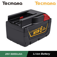 6Ah 28V Li-Ion Batterie pour