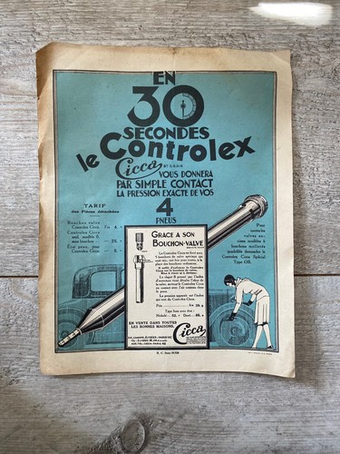 Ancienne brochure publicitaire - ancienne,