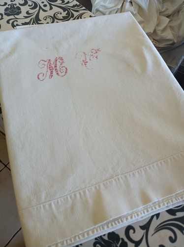 Pièce tissu métis ancien - tissu,