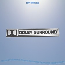 Dolby surround emblème badge - surround,