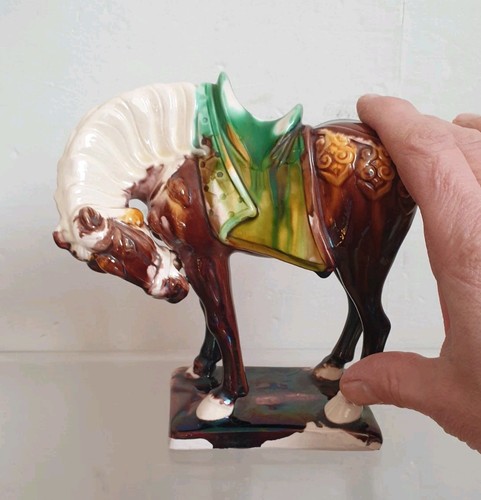 Sculpture cheval ceramique - cheval,