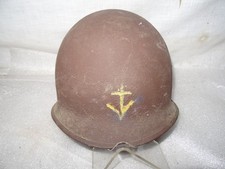 Casque us américain m1 39 42 wwii ww2 , rarissime couleur sable marron rougeatre