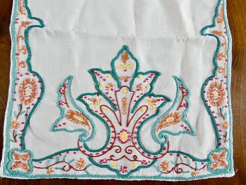 Ancienne nappe centre table - ancienne,