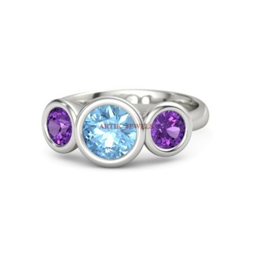 Naturel topaze bleu - topaze, &