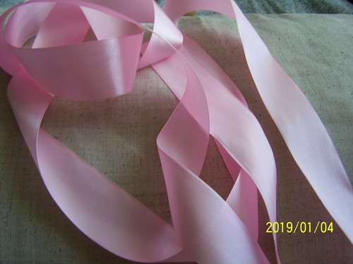 Ancien ruban satin - satin., superbe