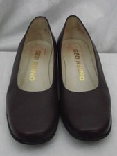 Chaussures en cuir bordeaux