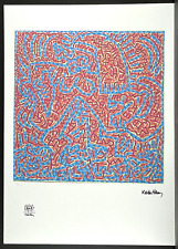 Keith HARING Magnifique Lithographie Signée et Numérotée avec C.O.A. (ST1).