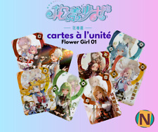 A l'unité - Card Flower Girl 01 ( Waifu, Godess Story) SSR + SR