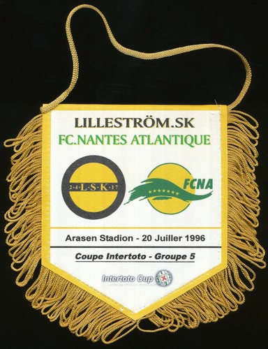 Petit fanion fc nantes - fanion, 10*9