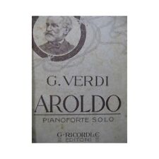 VERDI Giuseppe Aroldo Opéra