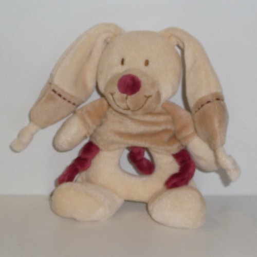 Doudou lapin nicotoy bastien - doudou,