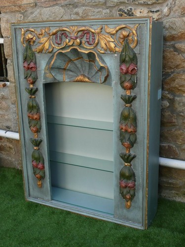 Alcove meuble boiserie - , vitrine