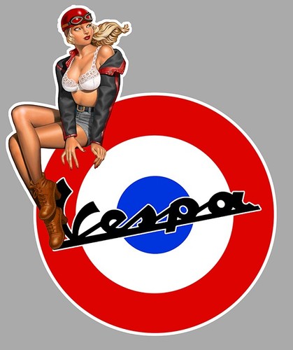 Vespa left pin gauche - (,