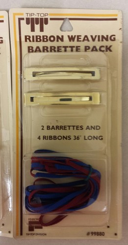 Vintage kids barrettes - barrettes!, gold